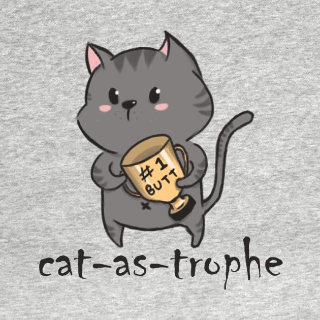 CAT-as-trophe | Grafck x NotPaperArt T-Shirt by Grafck